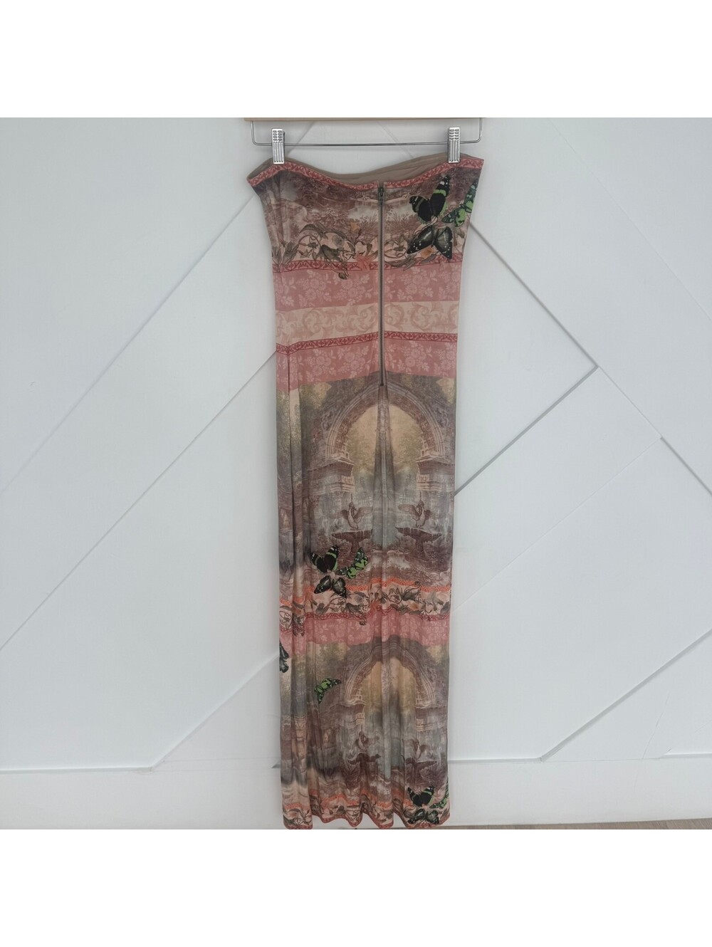 Alice and Olivia Versailles Sea Strapless Maxi Dress RARE Size 4 NWT - Picture 6 of 7